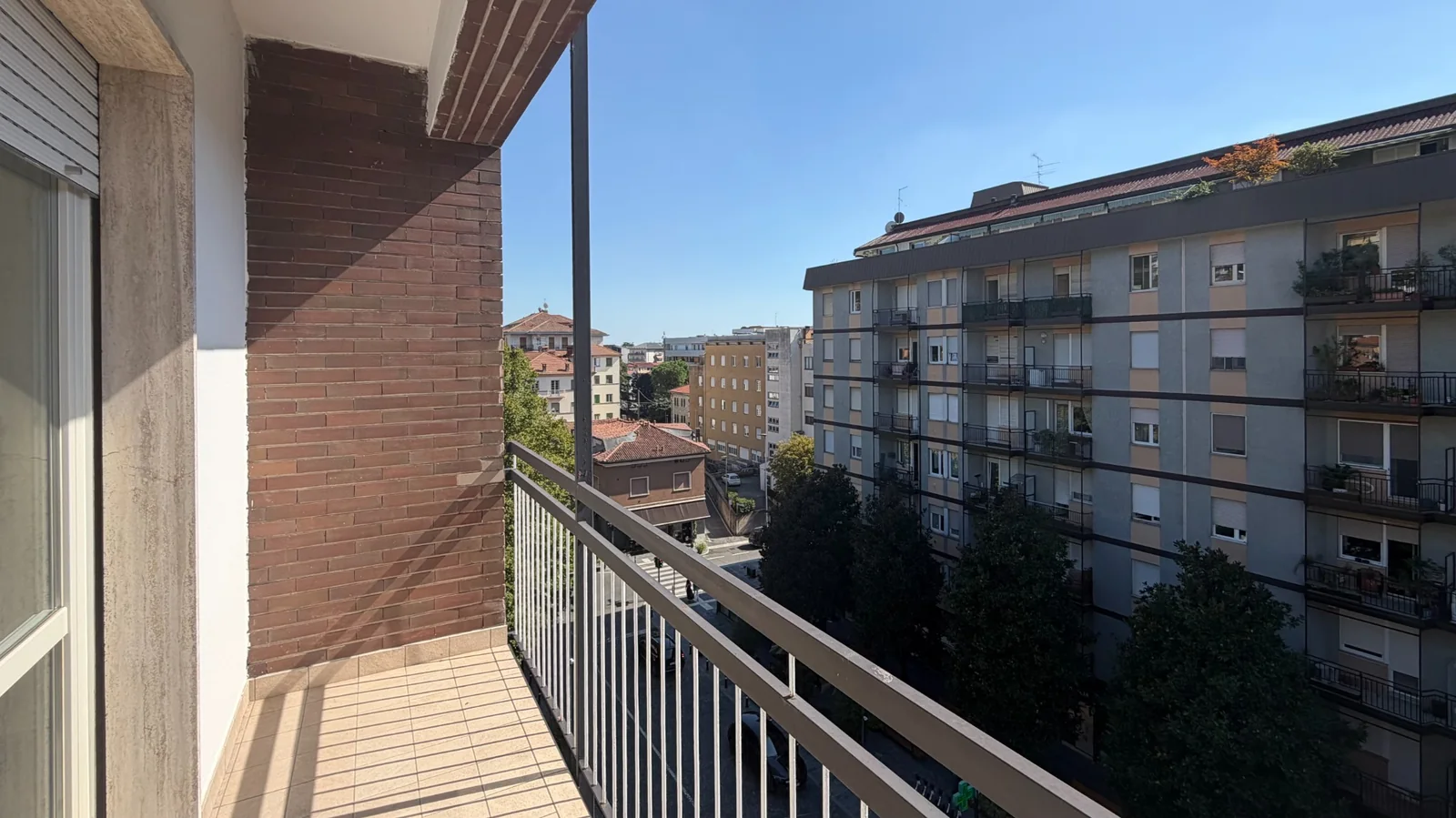 Balcone della camera con affaccio aperto
