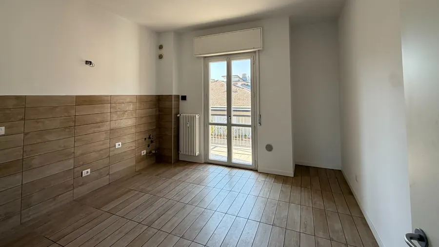 Cucina separata e abitabile del trilocale