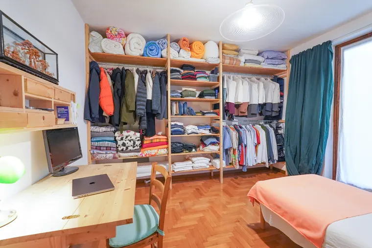 Camera da letto della villetta a Luzzana